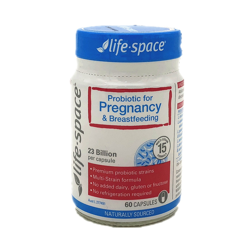 lifespace孕妇益生菌胶囊60粒 成人女性哺乳提升母婴免疫